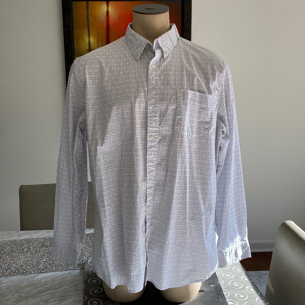 The Original Ben Sherman Extra Extra Large Stretch Button Down Long Sleeve Shirt